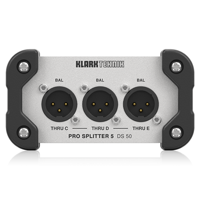 KLARK TEKNIK DS 50 Pasif 1-Giriş/5-Çıkış Sinyal Splitter (Geniş Dinamik Aralık)